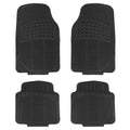 4-Pieces: Heavy Duty PVC Rubber Automotive Floor Mats with Trimmable Design by DailySale