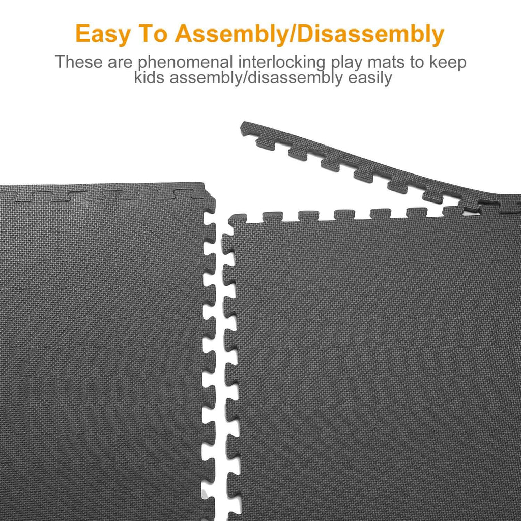 4-Pieces: Puzzle Exercise Foam Mat by DailySale