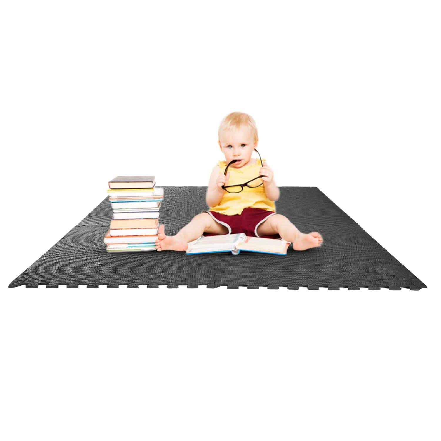 4-Pieces: Puzzle Exercise Foam Mat by DailySale