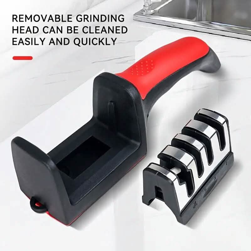 4 Stages Professional Kitchen Knife Sharpener Tool by DailySale
