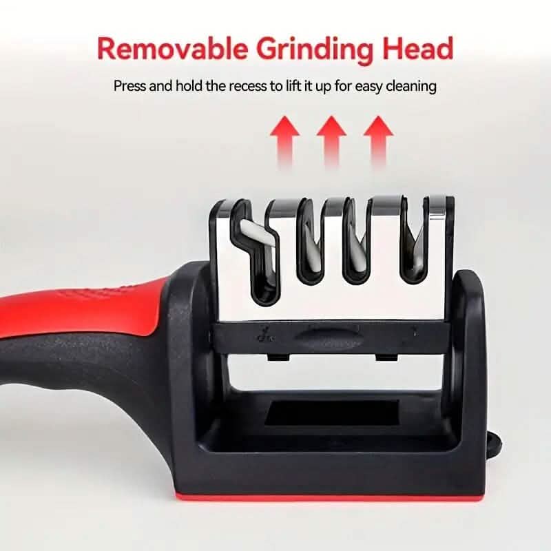 4 Stages Professional Kitchen Knife Sharpener Tool by DailySale