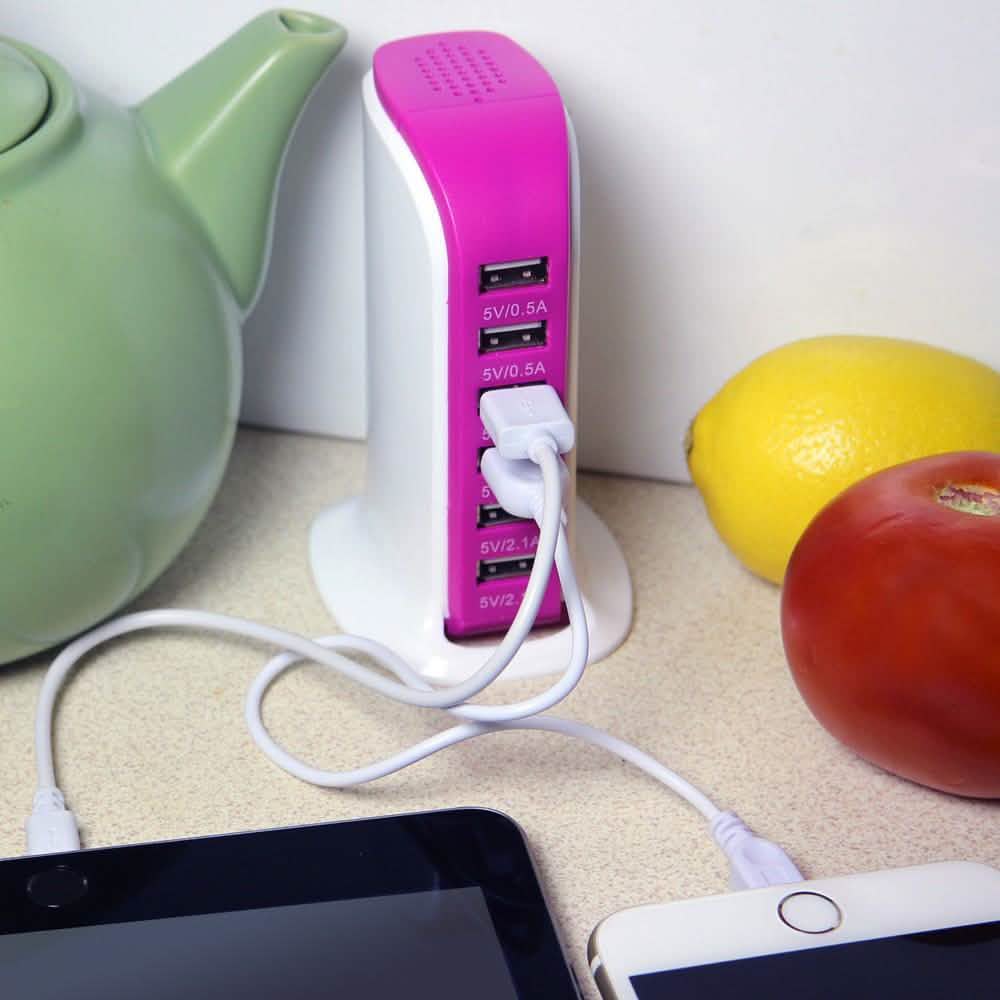 40 Watt 6-Port USB Power Charging Station by DailySale