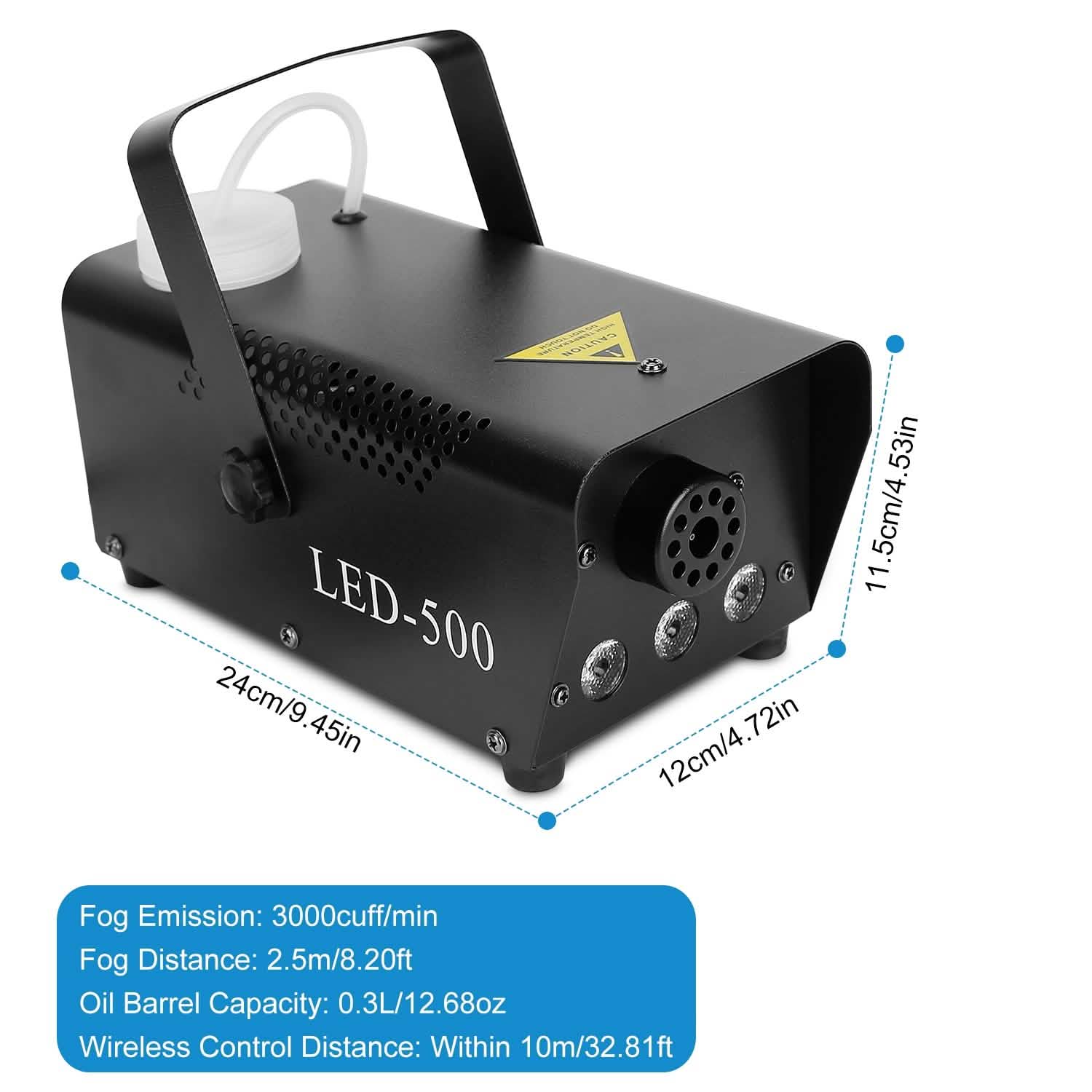 400W RGB LED Fog Machine by DailySale
