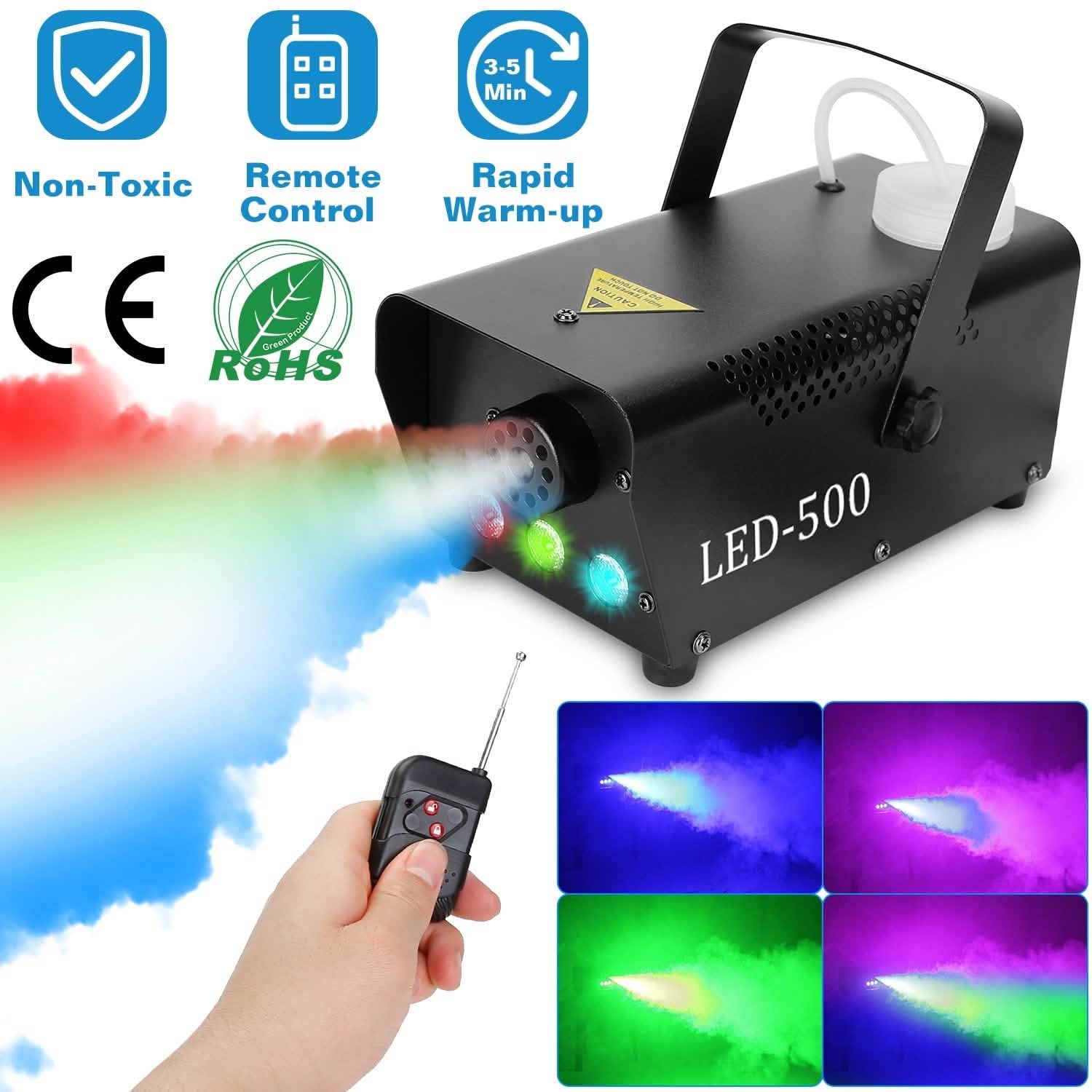 400W RGB LED Fog Machine by DailySale