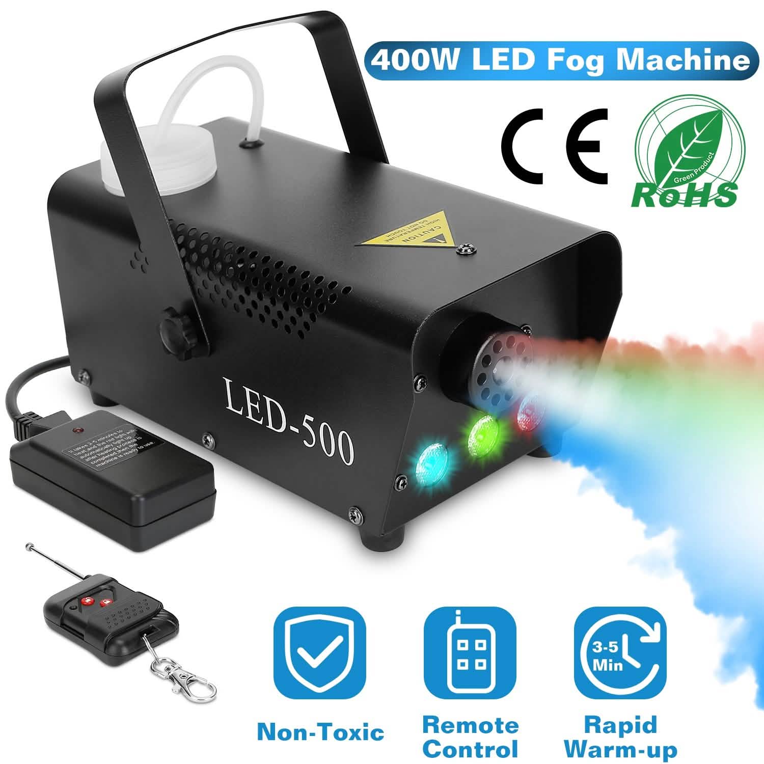 400W RGB LED Fog Machine by DailySale