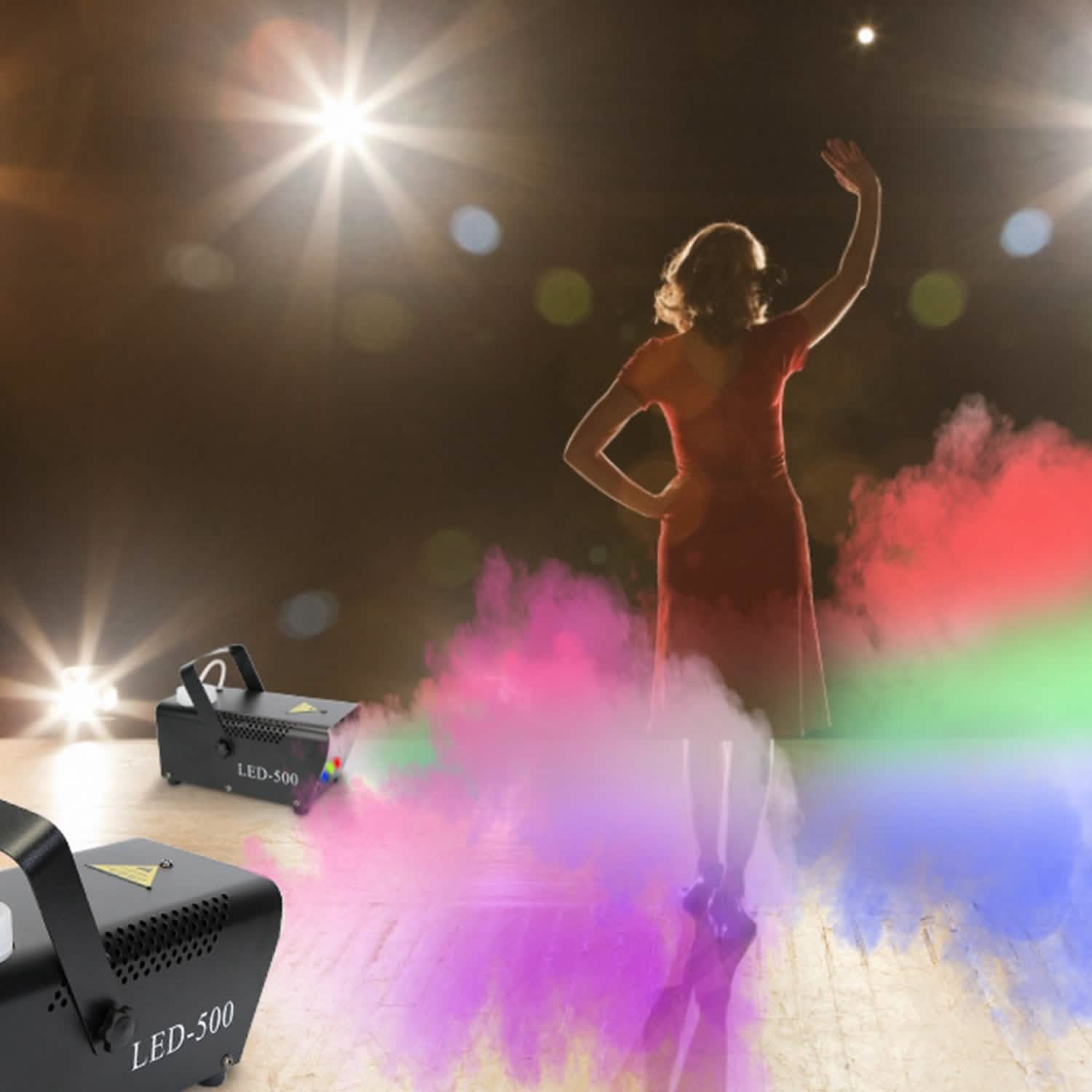 400W RGB LED Fog Machine by DailySale