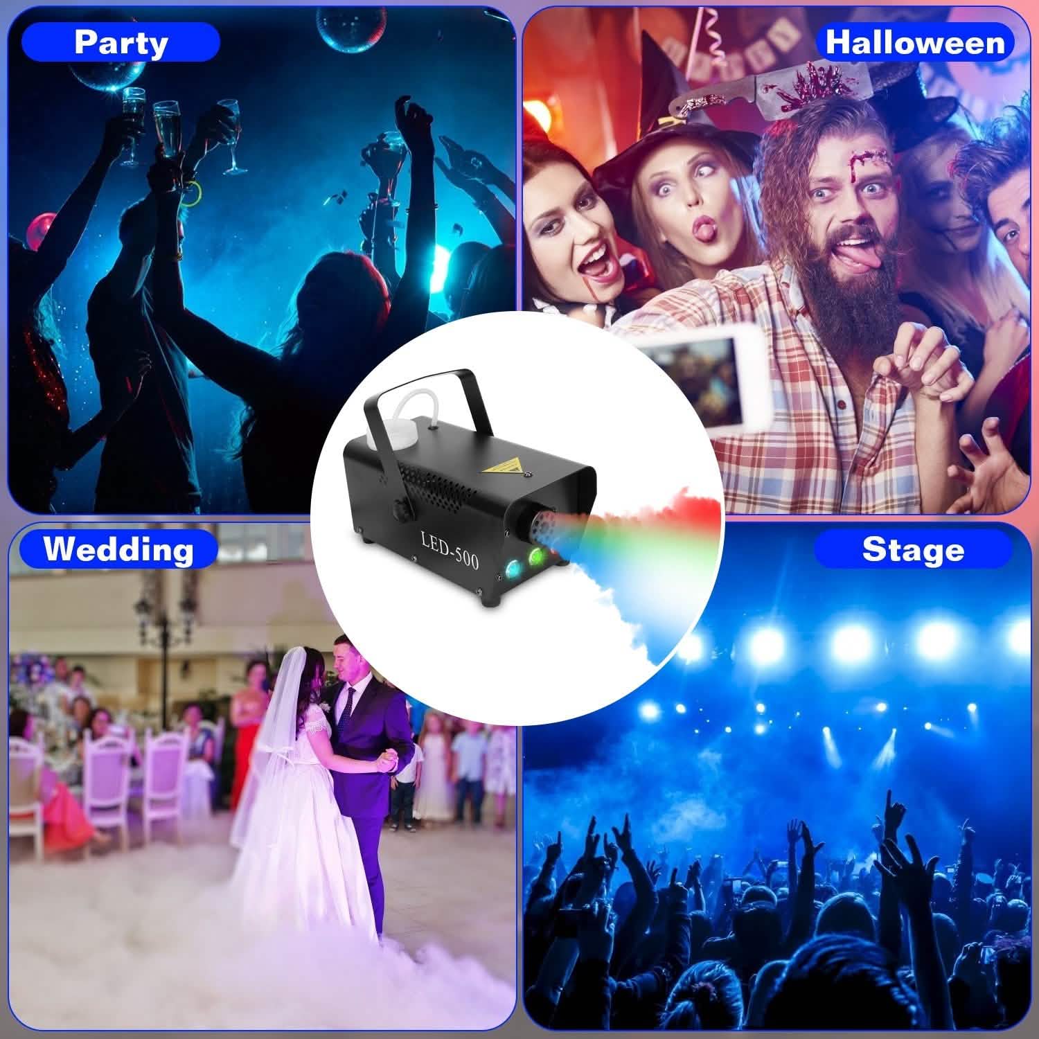 400W RGB LED Fog Machine by DailySale