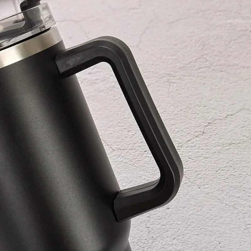 40oz Reusable Vacuum Tumbler with Insulated Double Wall and Cup Handle by DailySale