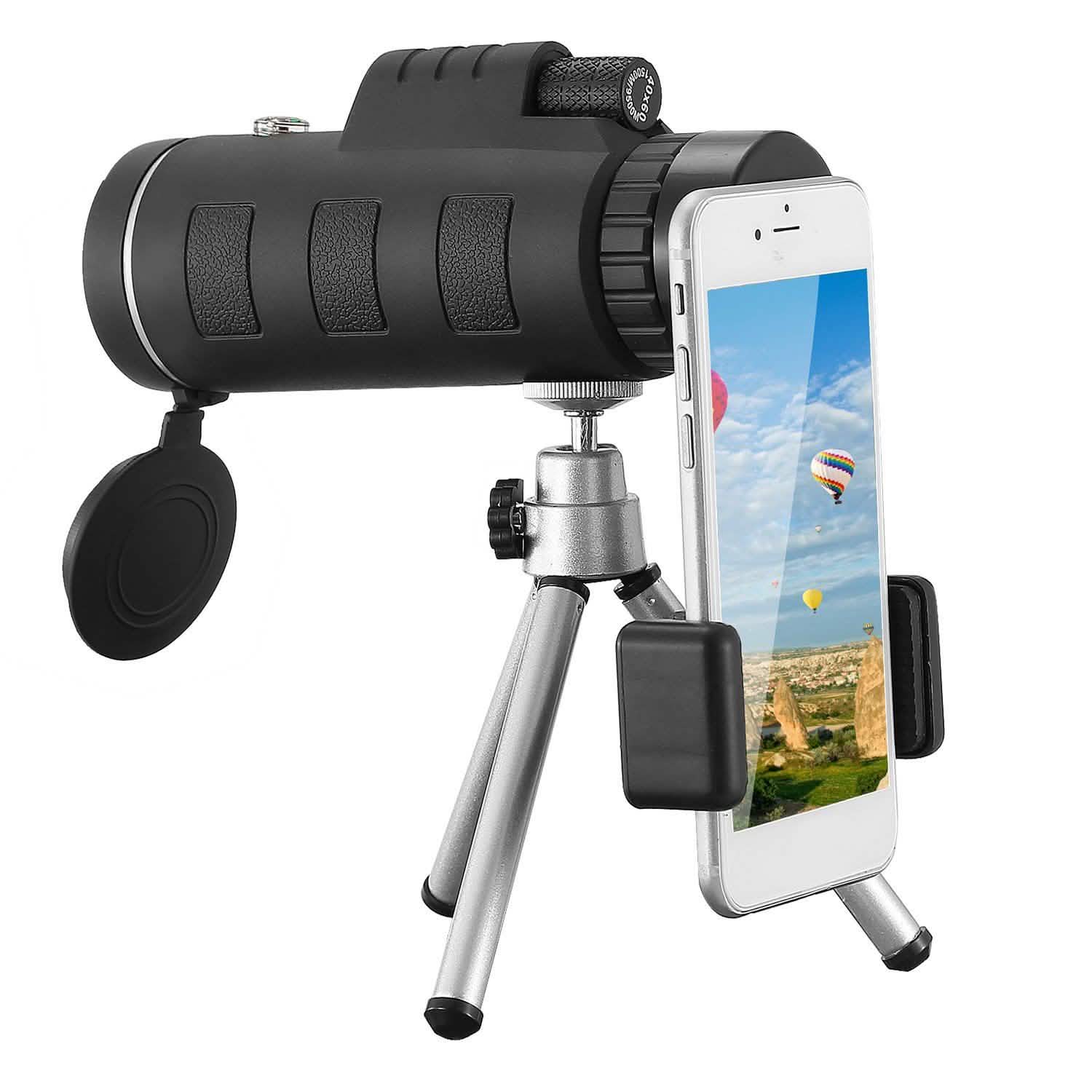 40x60 HD Optical Monocular Telescope with FMC Lens by DailySale