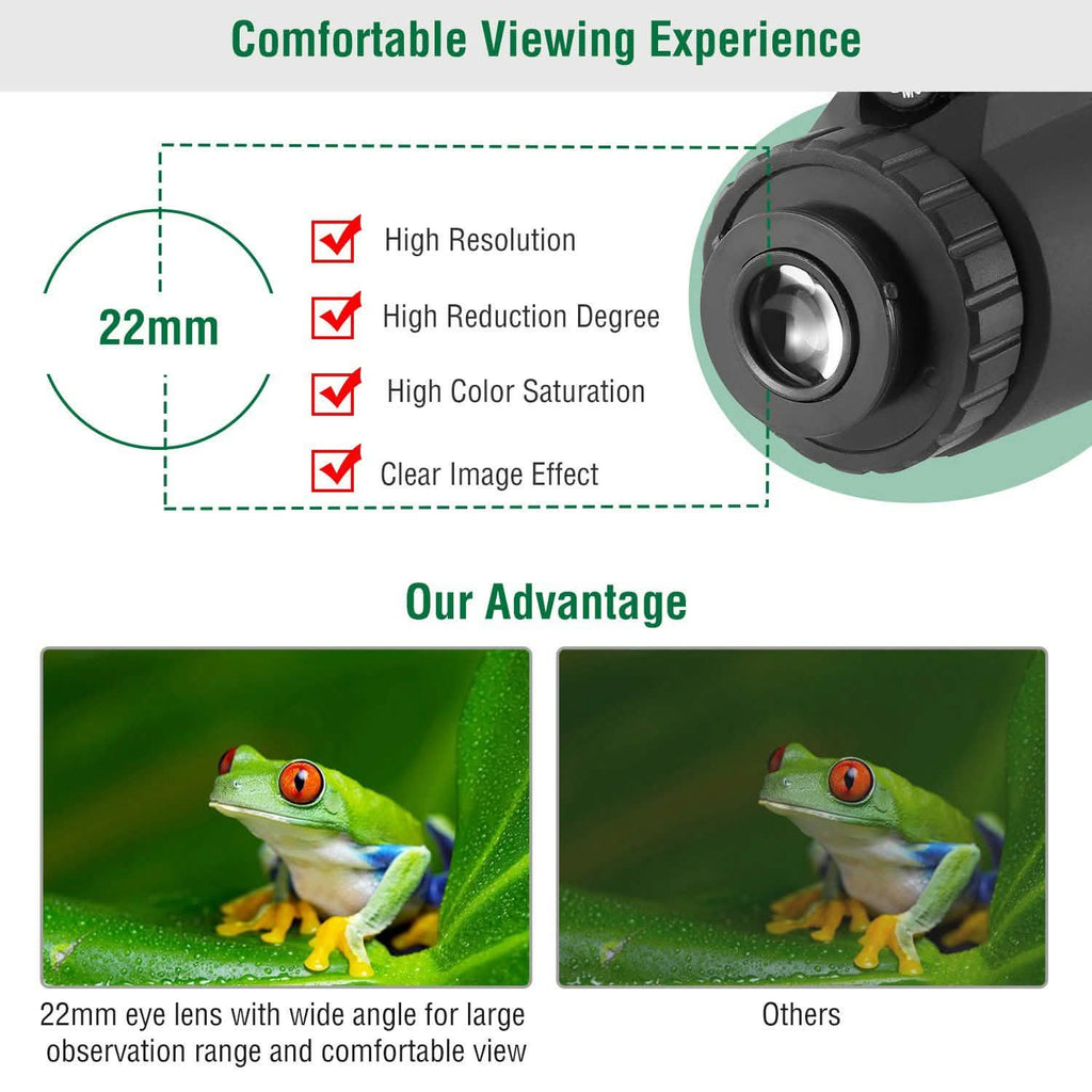 40x60 HD Optical Monocular Telescope with FMC Lens by DailySale