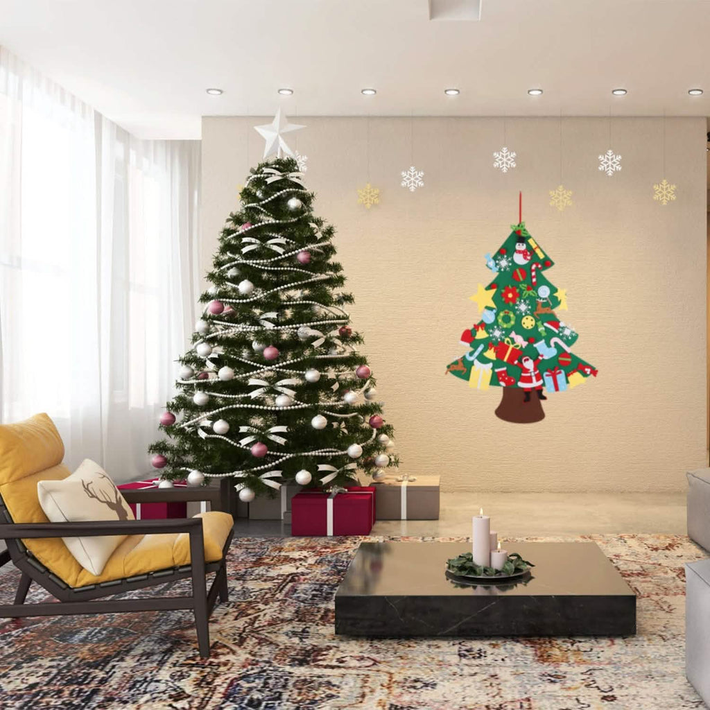 41-Piece: DIY Felt Christmas Tree Detachable Ornaments for Kids by DailySale