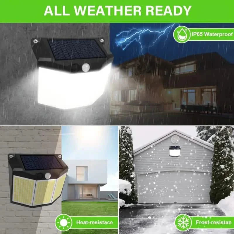 432 LED Solar Garden Wall Lights by DailySale