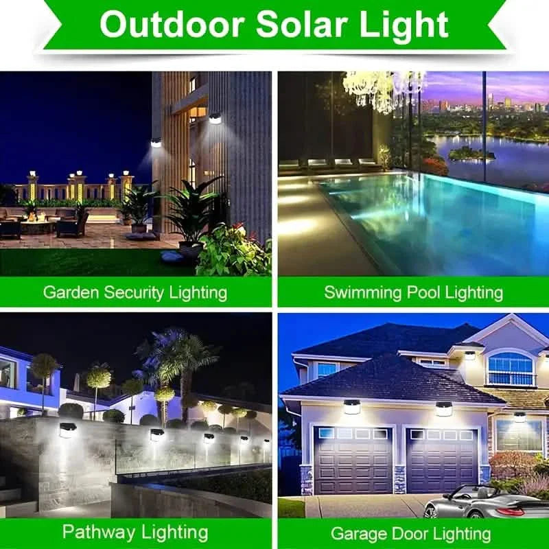 432 LED Solar Garden Wall Lights by DailySale