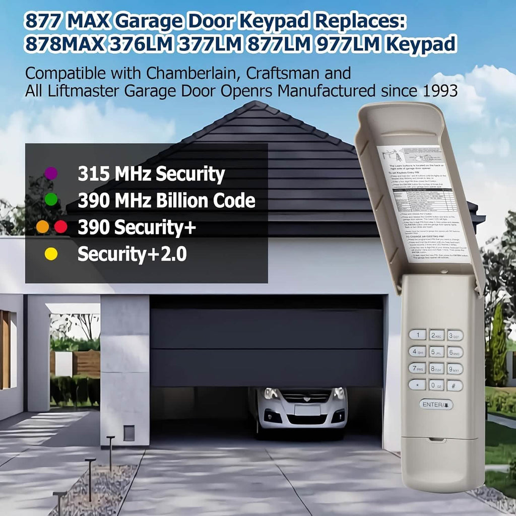Garage Door Opener Remote – Wireless Keyless Replacement by DailySale