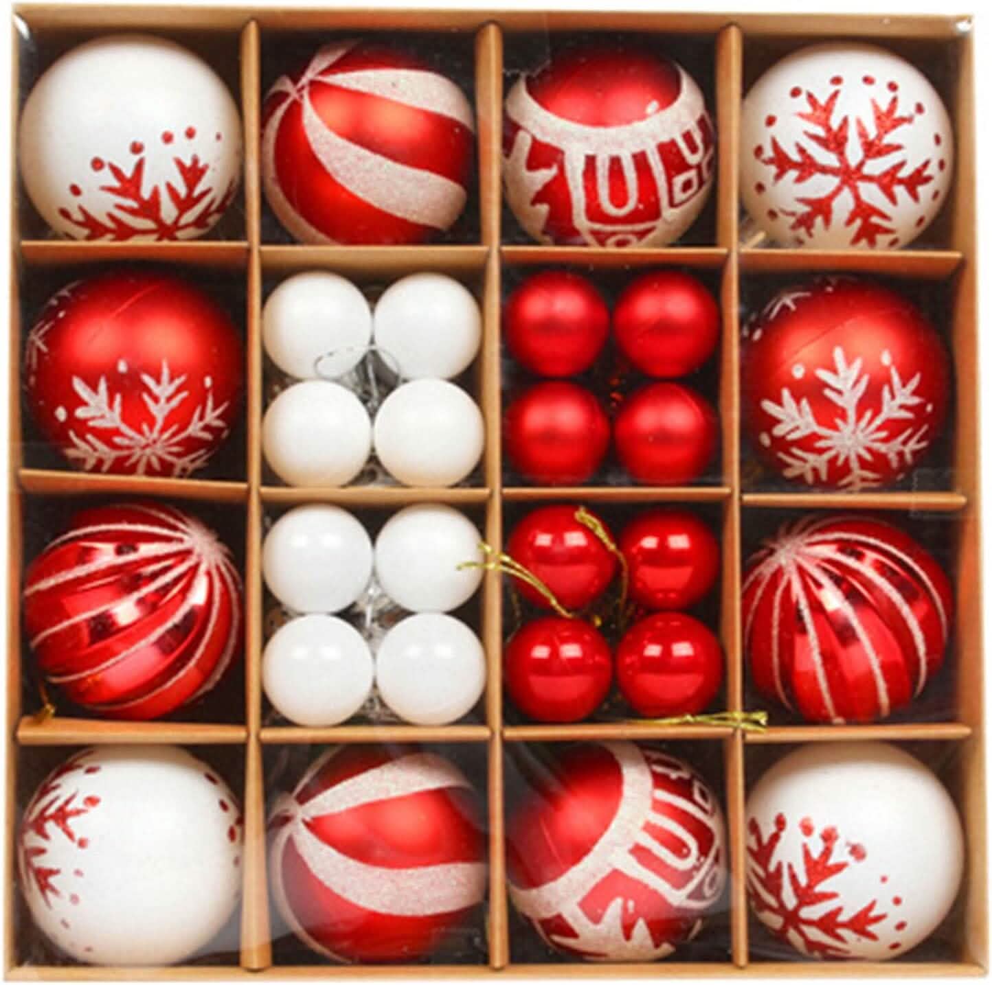 44-Piece Set: Christmas Decoration Colorful Ball Gift Box Set by DailySale