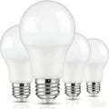 4-Pack A19 LED Light Bulbs, 60W Equivalent, Soft White or Cool Daylight, E26 Base, Non-Dimmable by DailySale
