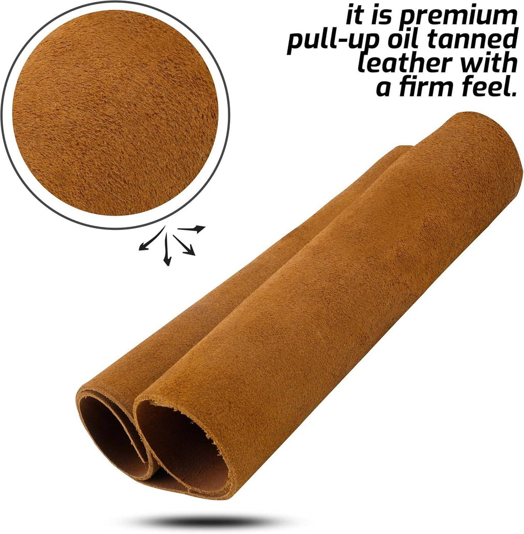 Full Grain Cowhide Leather 2mm Tooling Sheets - Craft & DIY by Hadzam
