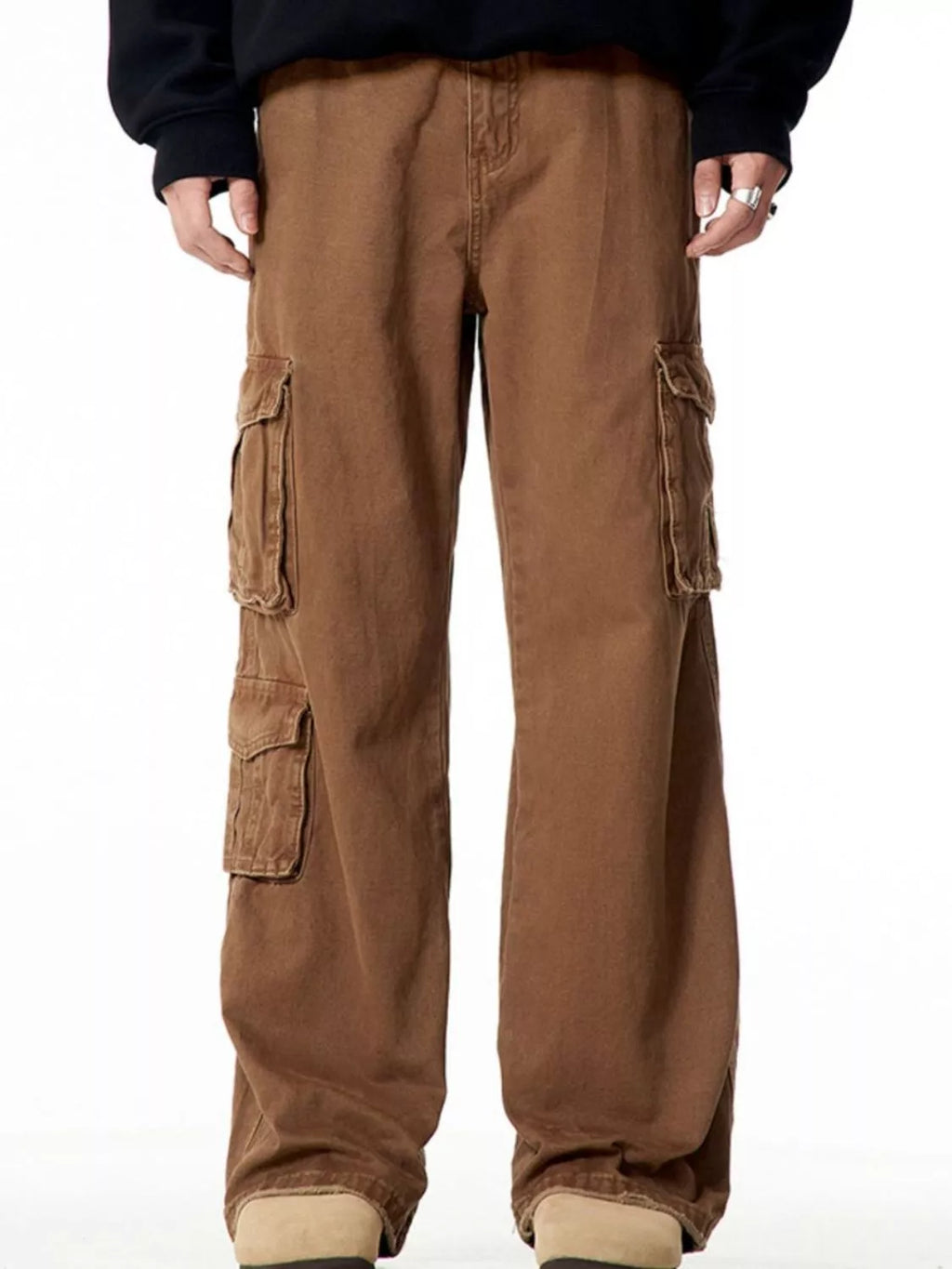 Men's Wide Leg Cargo Pants