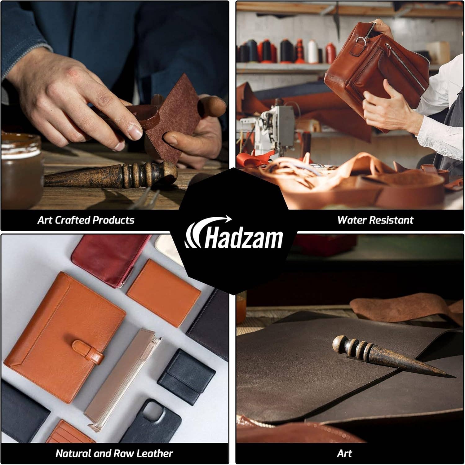 Full Grain Cowhide Leather 2mm Tooling Sheets - Craft & DIY by Hadzam