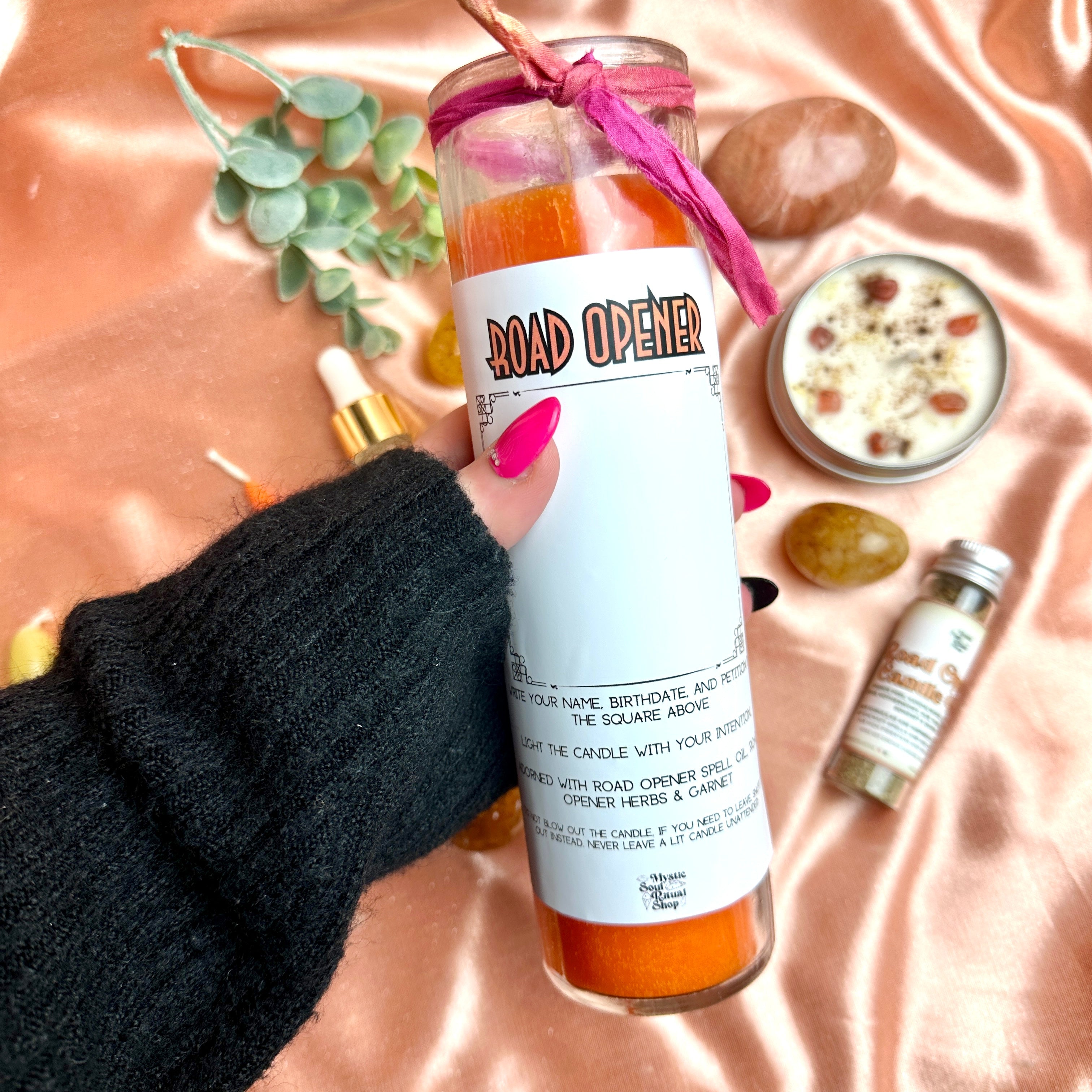 Road Opener 7 Day Candle by Mystic Soul Ritual Shop