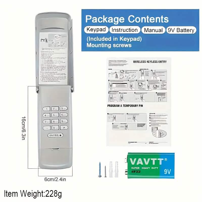 Garage Door Opener Remote – Wireless Keyless Replacement by DailySale