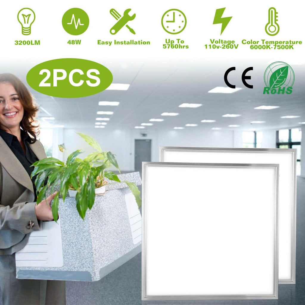 48W 2×2FT LED Panel Light 3200LM by DailySale