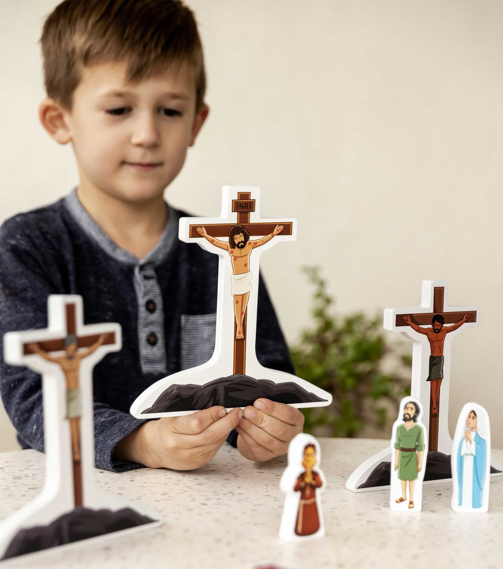 Stations of the Cross Pray & Play Set - By Saintly Heart & Brother Francis by Saintly Heart