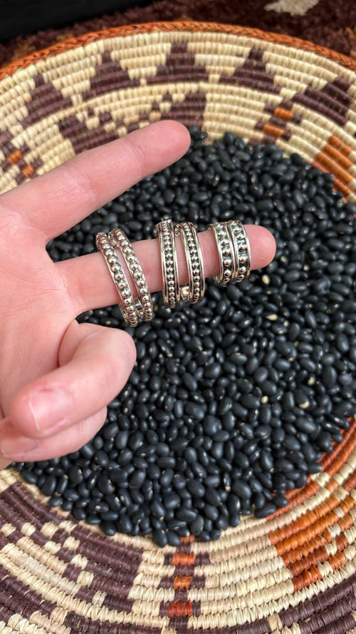 BALL FULL HOOP EARRINGS by The Sterling Spur