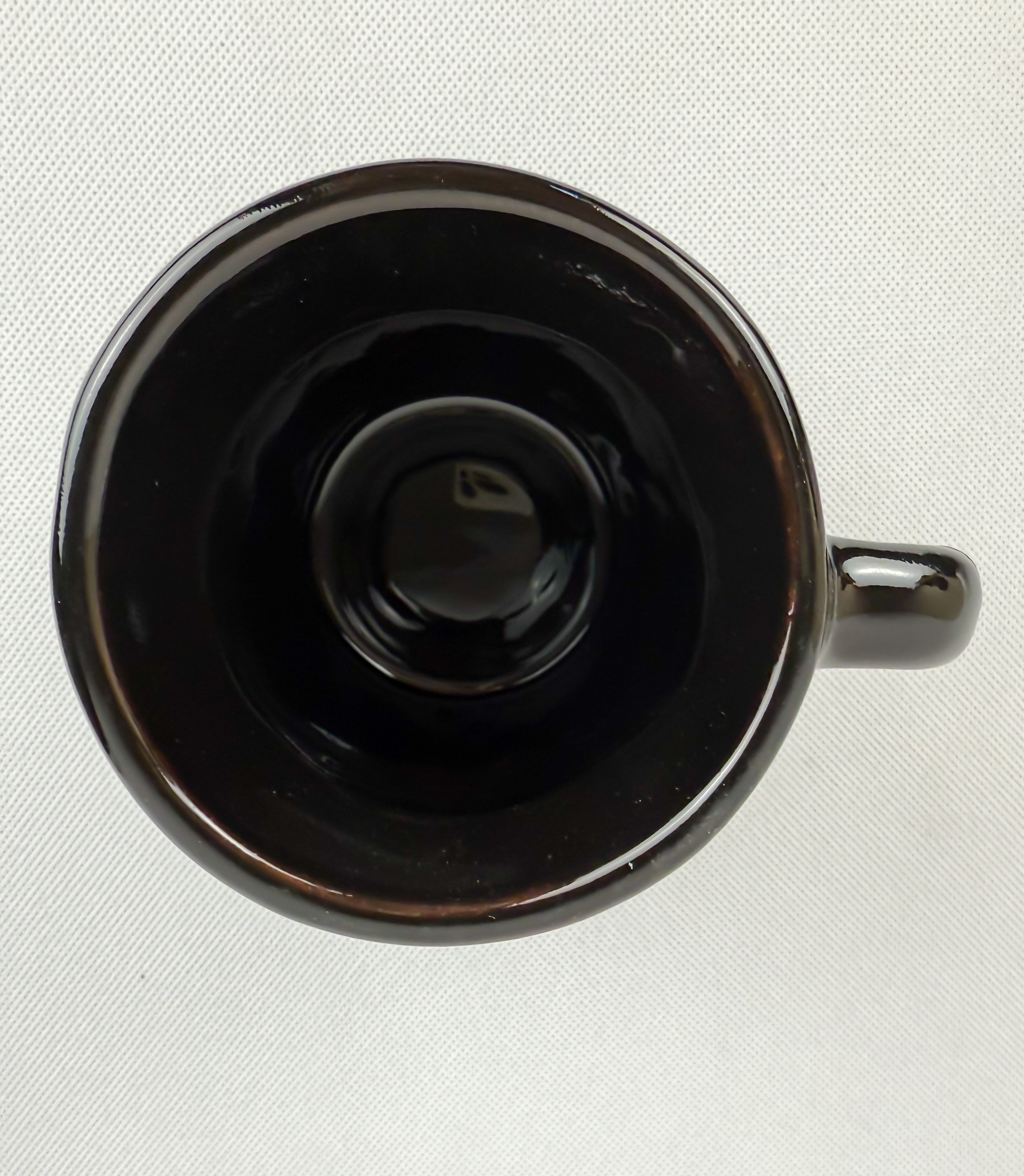 Mexican Talavera Style Mug Set Black - Jarritos Tazas Engobe Negro by TheMexHub
