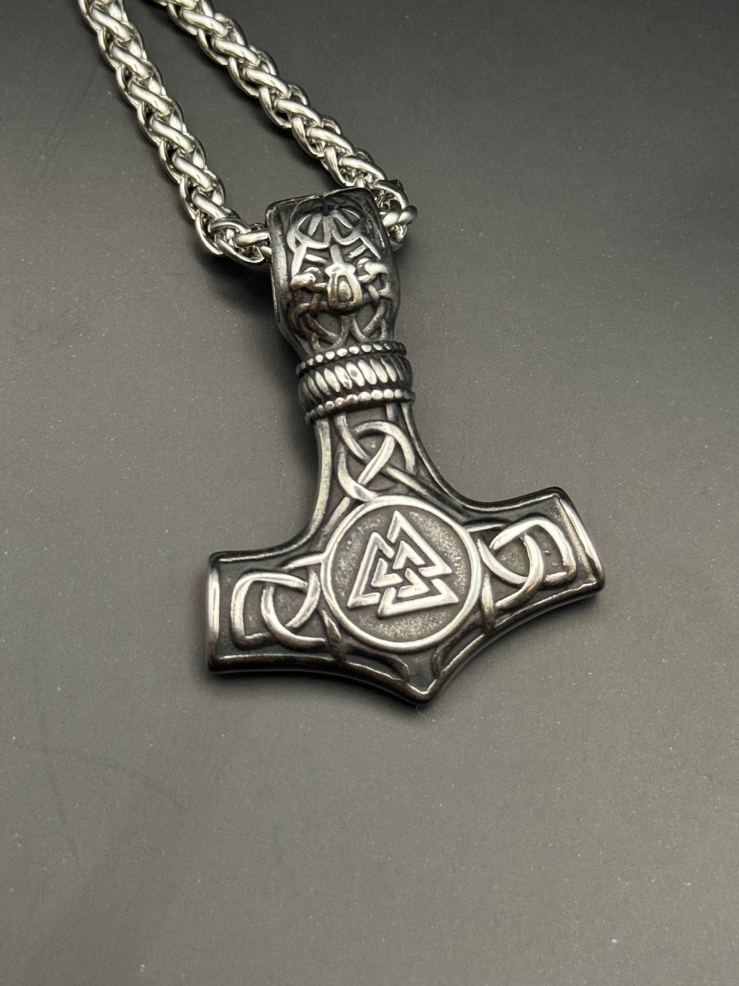 Modern Mjolnir Necklace