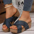 Open Toe Wedge Sandals
