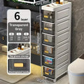 Slimline Multi-Drawer Storage Cabinet – 3, 4, or 6 Layer by DailySale