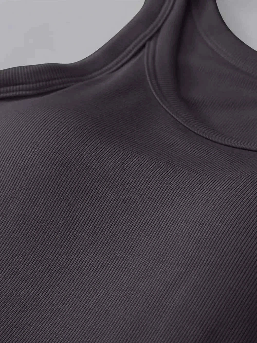 Round Neck Tank Top with Built In Bra