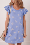 Emmie Sleeve Shift Mini Dress - Goddess Imports Marketplace