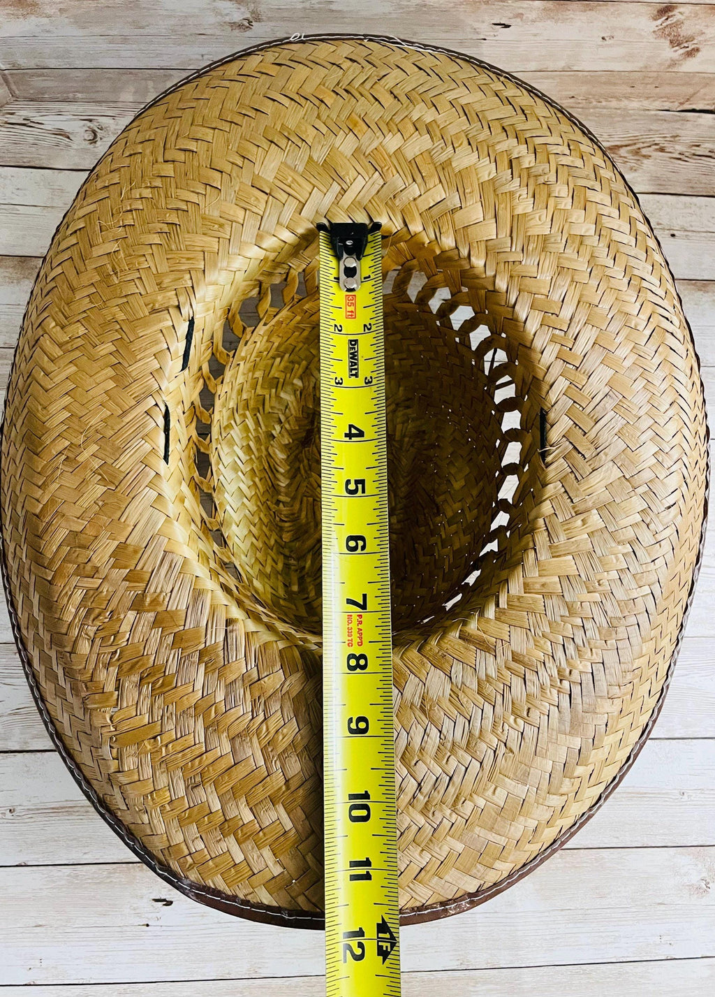 Cowboy Mexican Palm Leaf Straw Hat Sombrero Vaquero Artesanal de Palma by Chica Mexico