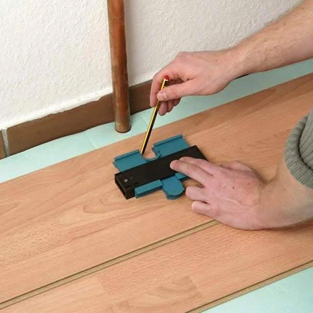 5" Contour Profile Gauge Tiling Laminate Tiles Edge Shaping Wood Measure Ruler by DailySale