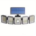 5 Heads Solar 300 LED Light Outdoor Motion Sensor Waterproof Wide-angle Illumination Wall Lamp by DailySale