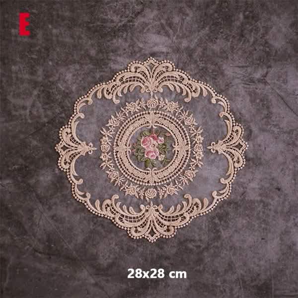 5-Pack: 3 Styles Vintage Lace Embroidery Placemat by DailySale