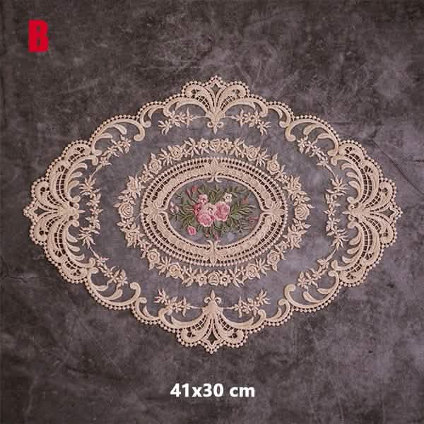 5-Pack: 3 Styles Vintage Lace Embroidery Placemat by DailySale