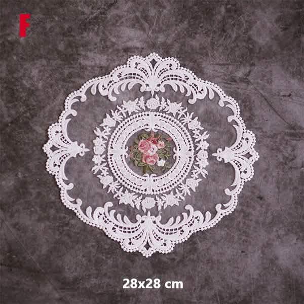 5-Pack: 3 Styles Vintage Lace Embroidery Placemat by DailySale