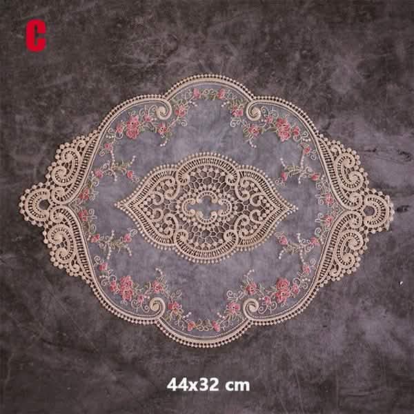 5-Pack: 3 Styles Vintage Lace Embroidery Placemat by DailySale
