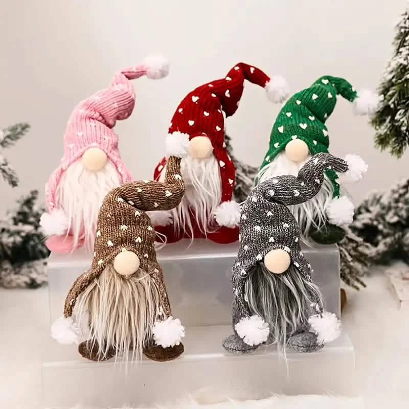 5-Pack: Christmas Gnome Plush Doll by DailySale