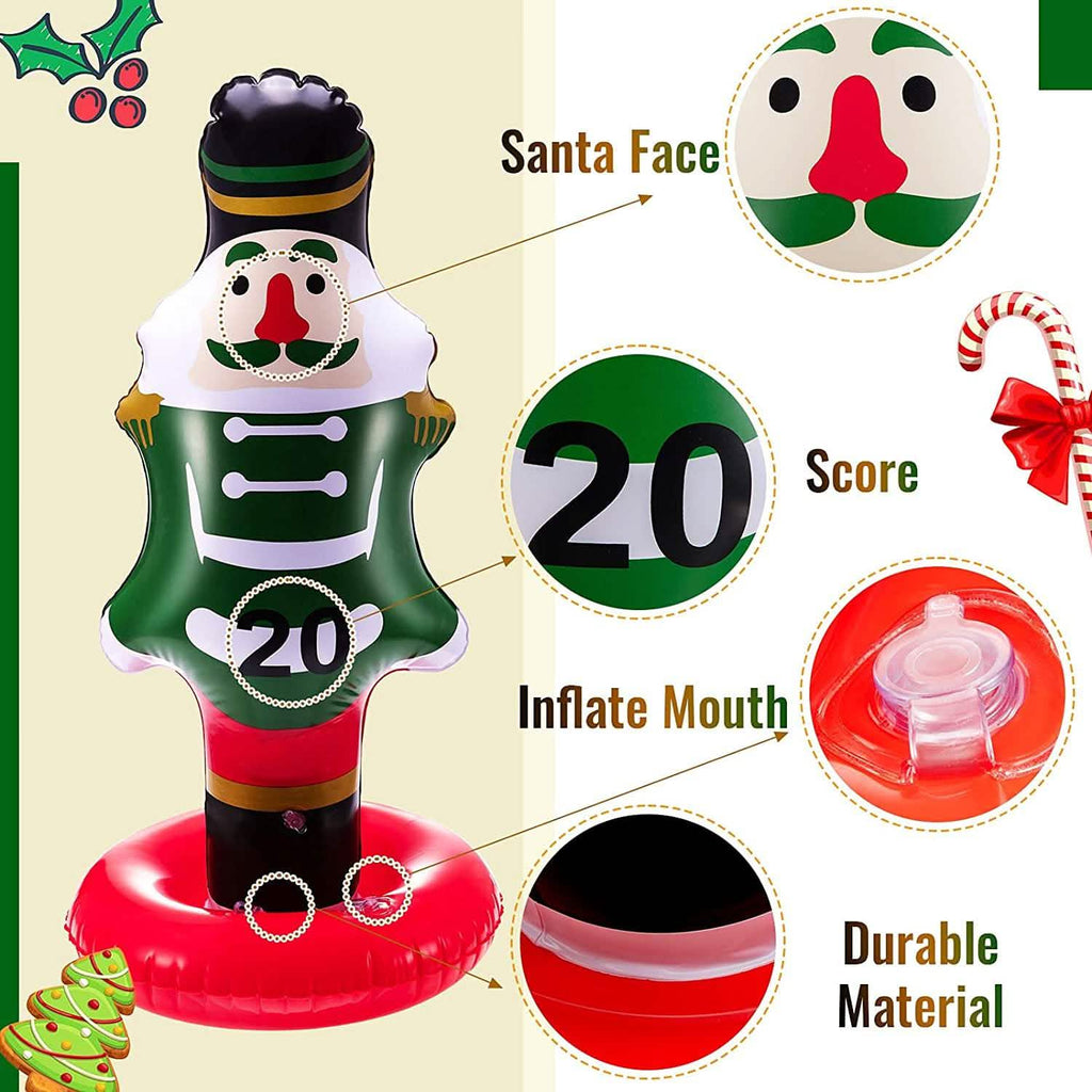 5-Pack: Christmas Nutcrackers Ring Toss Christmas Party Games Toys by DailySale