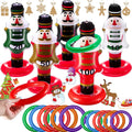 5-Pack: Christmas Nutcrackers Ring Toss Christmas Party Games Toys by DailySale