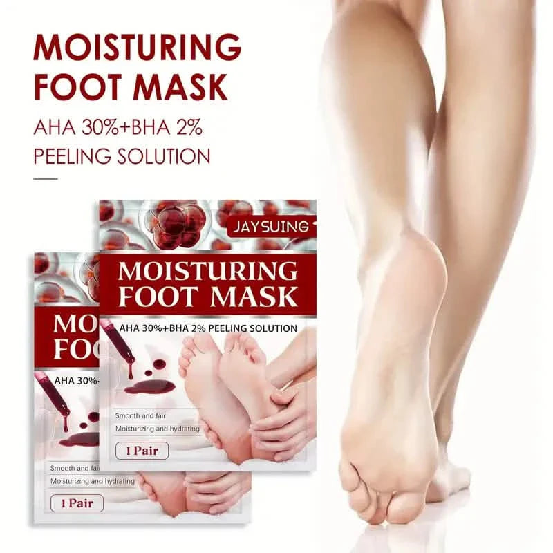 5-Pack: JAYSUING AHA 30% BHA 2% Peeling Solution Foot Mask by DailySale