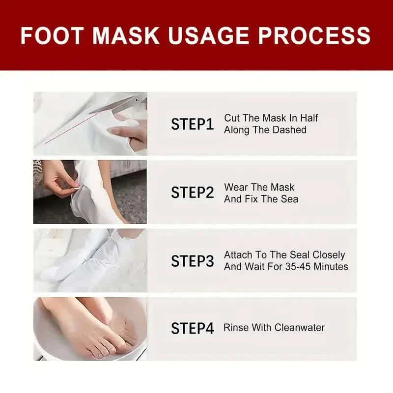 5-Pack: JAYSUING AHA 30% BHA 2% Peeling Solution Foot Mask by DailySale