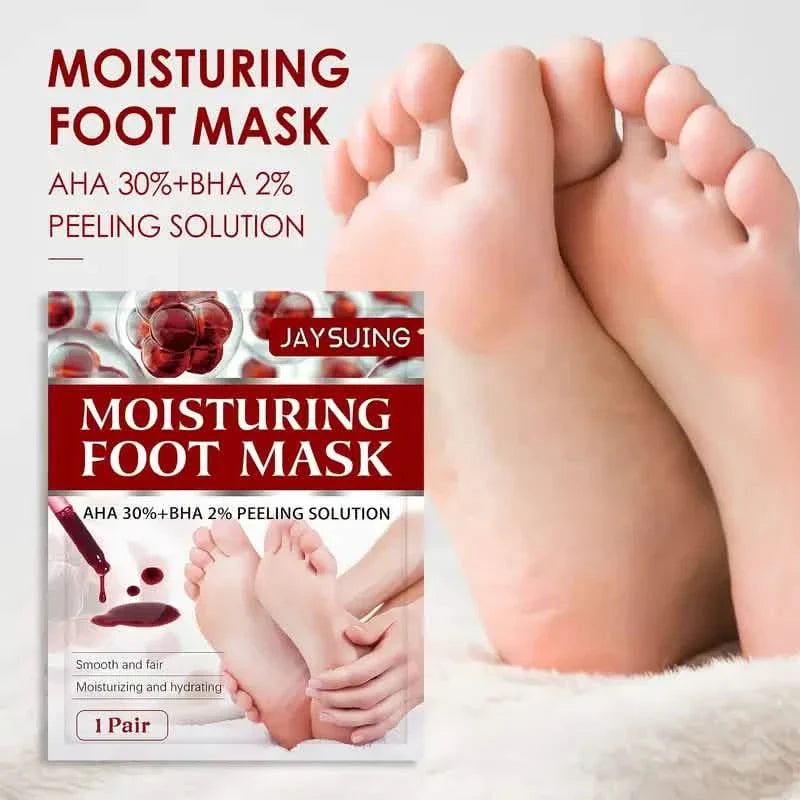 5-Pack: JAYSUING AHA 30% BHA 2% Peeling Solution Foot Mask by DailySale