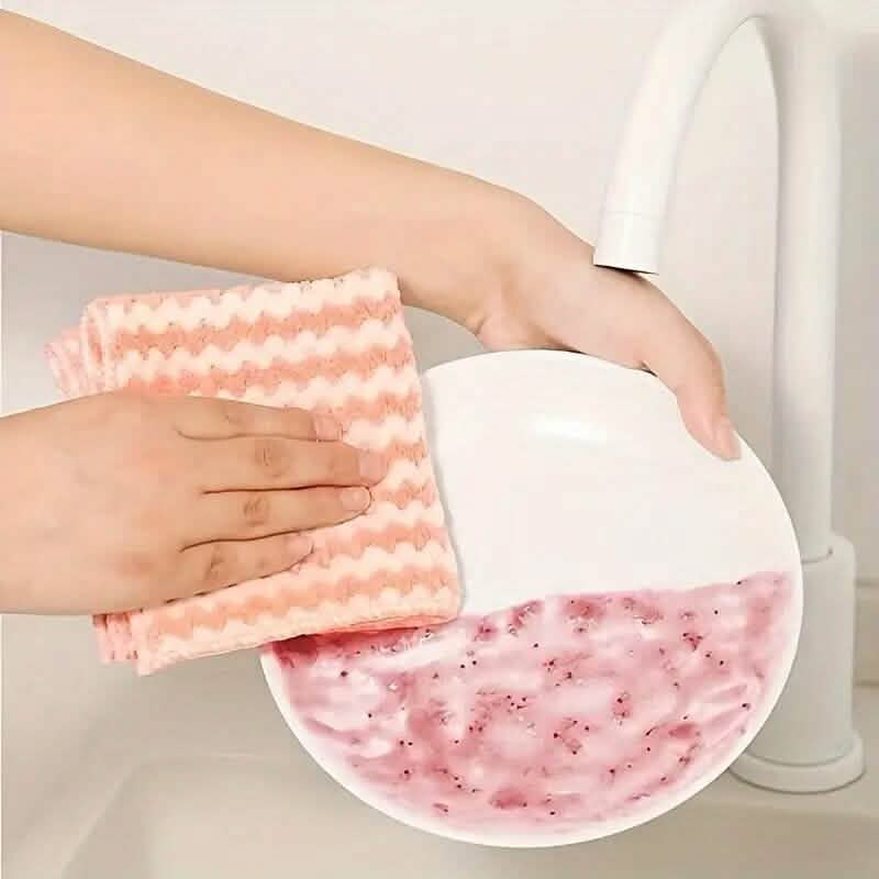 5-Pack: Ultra-Soft Microfiber Dish Cloths by DailySale