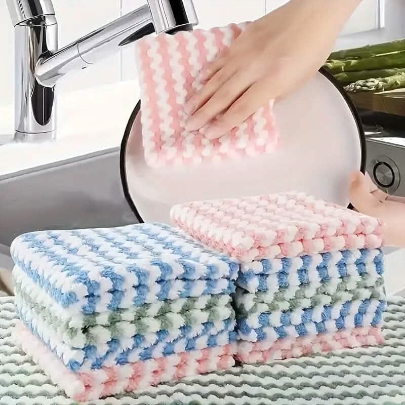 5-Pack: Ultra-Soft Microfiber Dish Cloths by DailySale