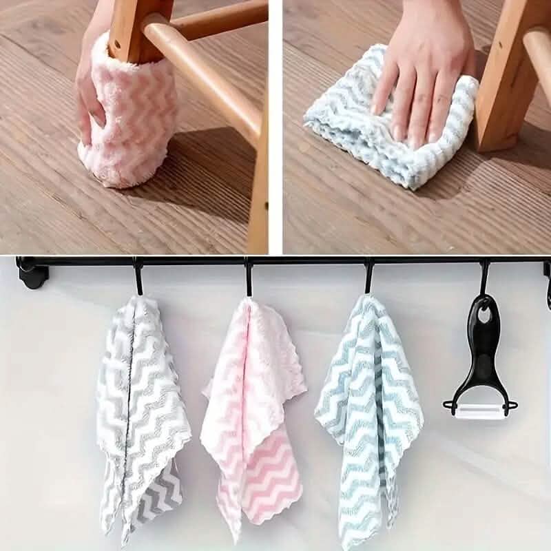 5-Pack: Ultra-Soft Microfiber Dish Cloths by DailySale
